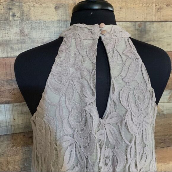 Altar’d State beige lace A-line dress, size small - Picture 3 of 7